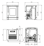 Peggy Stove Dimensions