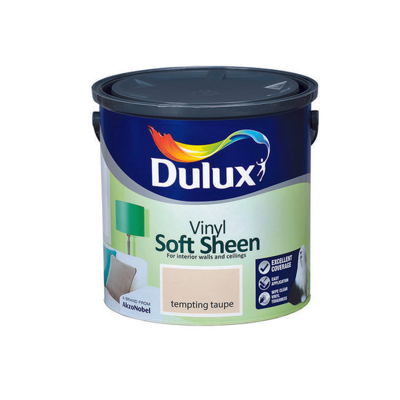 Dulux Vinyl Soft Sheen Tempting Taupe 2.5L