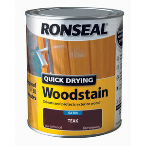 Quick Drying Woodstain 750ml Teak