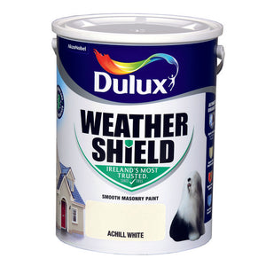 Dulux Weathershield Smooth Masonry Achill White 5L